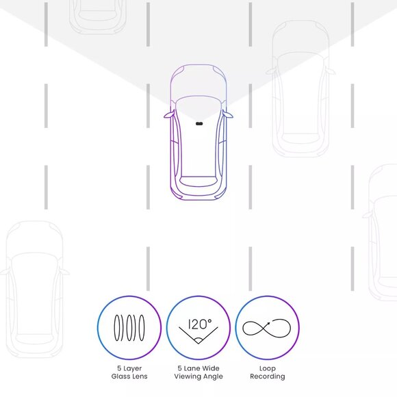 Nextbase DVR122 Compact Dash Cam in Black 122-720p HD 30 FPS HD IPS Screen - Picture 6 of 7